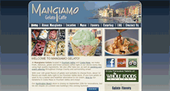 Desktop Screenshot of mangiamogelatocaffe.com